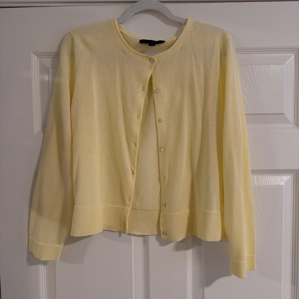 Zara Light Yellow Women's Cardigan